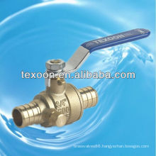 lead free Pex brass ball valves with drain pex*pex